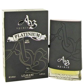 Ab Spirit Platinum for Men by Lomani EDT Spray 3.3 oz