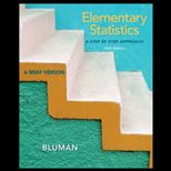 Elementary Statistics Brief   With Cd and Form. Card