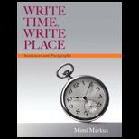 Write Time, Write Place Sentences and Paragraphs