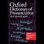 Oxford Dictionary of Pronunciation for Current.