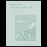 Statistics for Business and Economics  Student Solution Manual