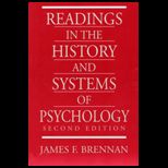 Readings In The History And Systems Of Psychology   With Access