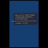 Quality Control and Industrial Statistics