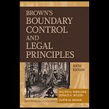 Browns Boundary Control and Legal Principles