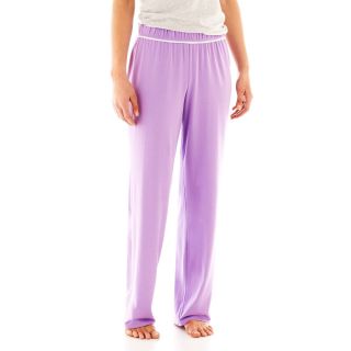 LIZ CLAIBORNE Knit Sleep Pants, Purple, Womens