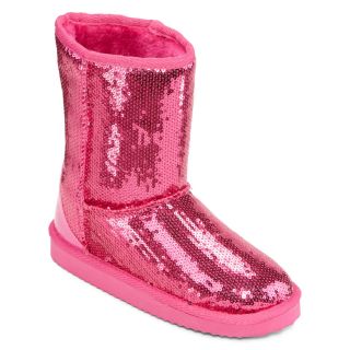 ARIZONA Girls Sparkle Casual Boots, Pink, Girls