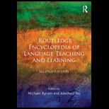 Routledge Encyclopedia of Language Teaching