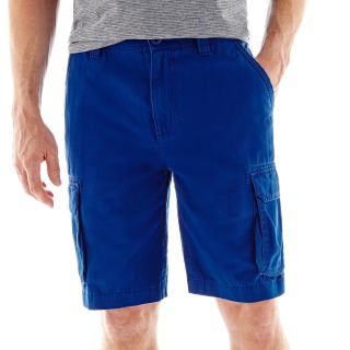 St. Johns Bay Essential Cargo Shorts, Blue, Mens