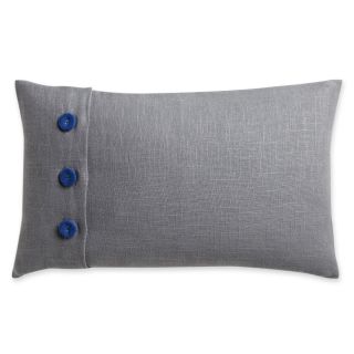 CONRAN Design by Linen Oblong Decorative Pillow, Gray