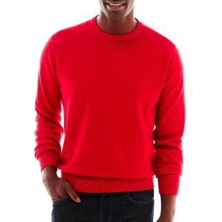 Cotton Crewneck Sweater, Barbados Cherry, Mens