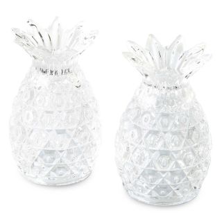 Godinger Crystal Pineapple Salt and Pepper Shakers