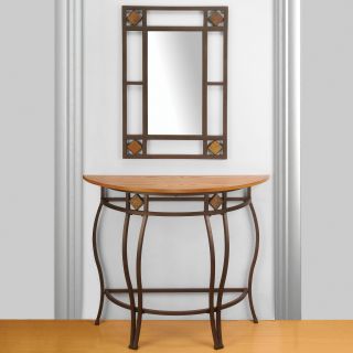 Hillsdale Lakeview Console Table Set, Brown