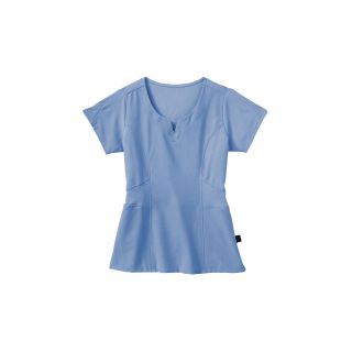 Jockey 2 Pocket Tri Blend Scrub Top, Ceil, Womens