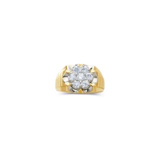 1 1/2 CT. T.W. Diamond Mens Ring, Yellow/Gold