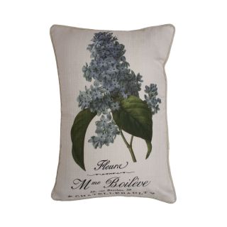 French Flowers Decorative Pillow, Lilac