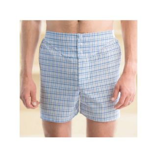 Stafford 3 pk. Blended Cotton Yoke Front Boxers, Assorted Patterns, Mens