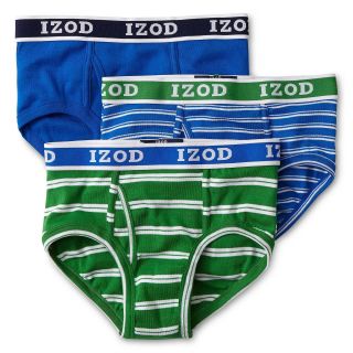 Izod 3 pk. Briefs   Boys 8 20, Idgo/dkbl/, Boys