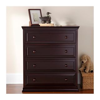 Rockland Austin 4 Drawer Chest   Merlot