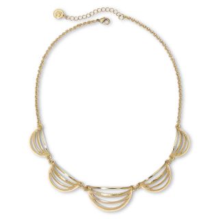 LIZ CLAIBORNE Gold Tone Collar Necklace