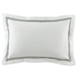 ROYAL VELVET Italian Percale Oblong Decorative Pillow, Gray