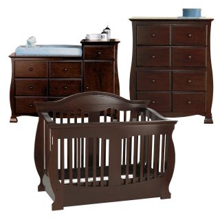 Savanna Grayson 3 pc. Baby Furniture Set   Espresso, Espresso (Dark Brown)