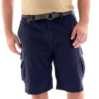 THE FOUNDRY SUPPLY CO. The Foundry Supply Co. Belted Solid Cargo Shorts Big and