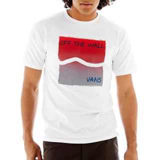 Vans Sidestipped Graphic Tee, White, Mens