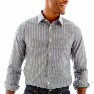 joe joseph abboud Long Sleeve Button Front Shirt, Castlerock Stripe, Mens