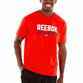 Reebok Training Division Tee, Red, Mens