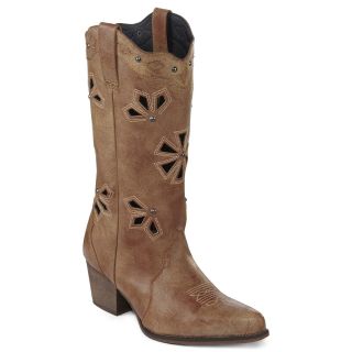 Dingo Wendy Womens Fashion Cowboy Boots, Brown