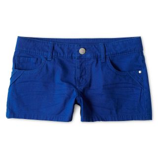 Total Girl Twill Shorts   Girls 6 16 and Plus, Blue, Girls