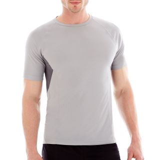 Xersion Short Sleeve Training Top, Grey, Mens