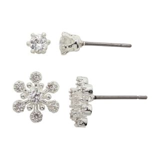 Bridge Jewelry Snowflake Duo Earring