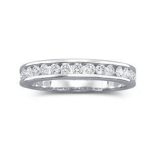 I Said Yes Diamond Ring, 1/2 CT. T.W. Channel Band, White, Womens
