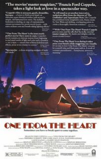 One From the Heart Movie Poster