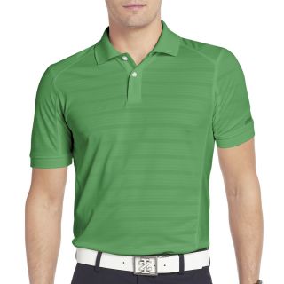 Izod Golf Slim Fit Textured Stripe Polo, Green, Mens