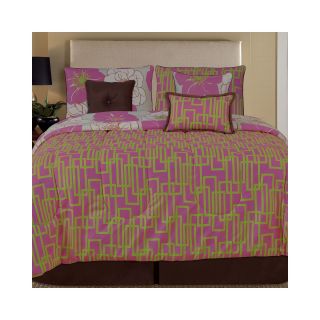 Electra 7 pc. Comforter Set, Pink