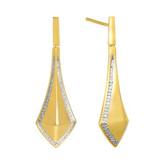Diamond Addiction Diamond Accent Droplet Earrings, Womens