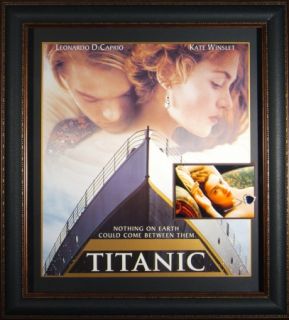 Titanic Movie Poster with Prop