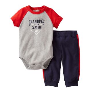 Carters Carter s Baseball Bodysuit Pant Set   Boys newborn 24m, Red, Red, Boys