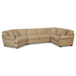Possibilities Roll Arm 3 pc. Right Arm Sofa Sectional, Coffee