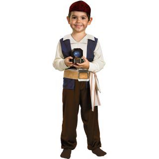 Pirates of the Caribbean Jack Sparrow Infant/Toddler Costume, Brown, Boys