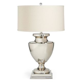 ROYAL VELVET Trophy Table Lamp, Polished Nickel