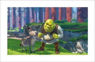 Shrek and Donkey in the Woods