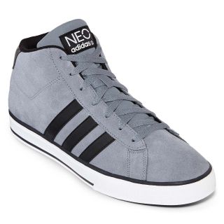 Adidas Daily Suede Mid Mens Shoes, Black/Gray