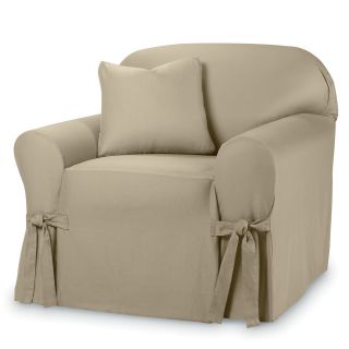 Sure Fit Cotton Duck 1 pc. Chair Slipcover, Claret/burgundy