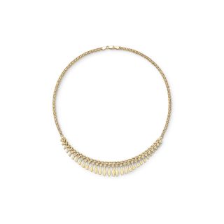 14K Gold Plated Silver Cleopatra Necklace, Womens