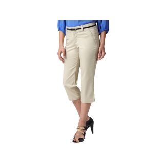 Dockers Belted Capris, Feather, Womens