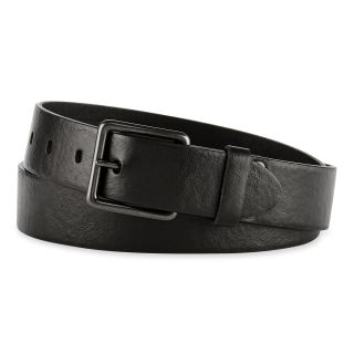 Levi s Black Leather Belt, Mens