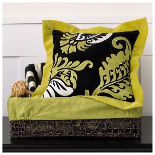 CoCaLo Harlow Accent Pillow, Green/Black/Ivory